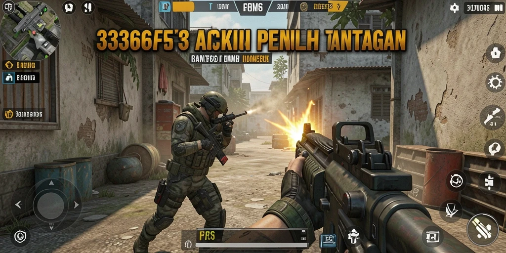 Tampilan memukau dari gameplay 333666 dengan aksi menembak yang mendebarkan.