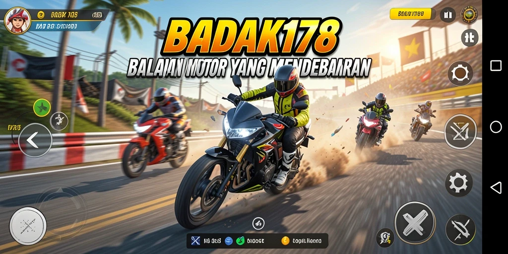 Tampilan gameplay yang seru dan mendebarkan di BADAK178.
