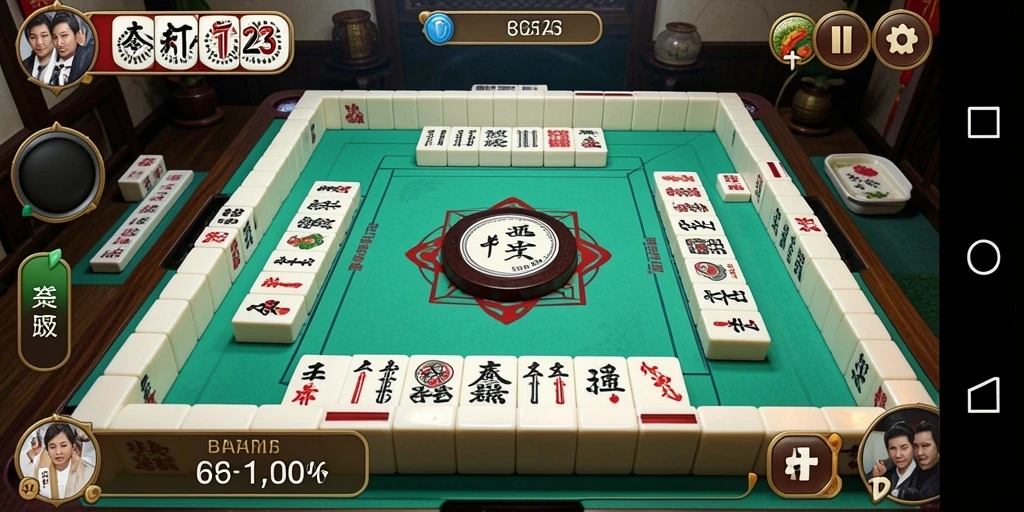 Screenshot BATA123 menunjukkan gameplay Mahjong yang menarik dan interaktif.