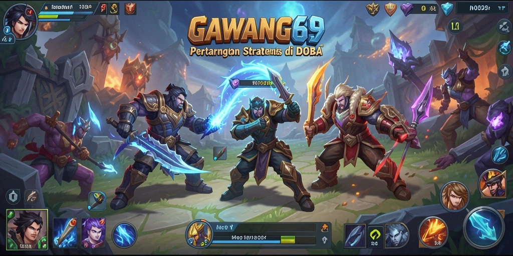 Tampilan seru gameplay GAWANG69 dalam pertempuran strategis.