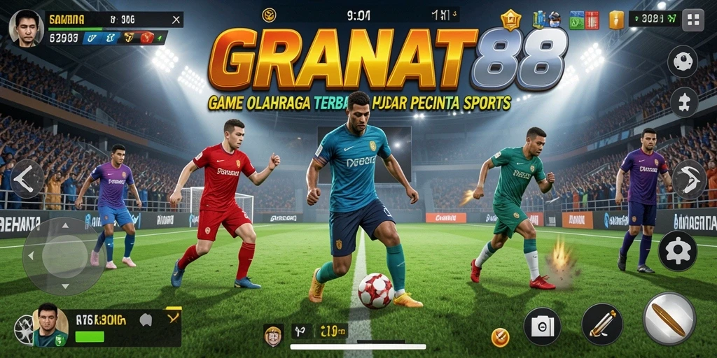 Tampilan gameplay seru dalam GRANAT88 yang menampilkan berbagai cabang olahraga.