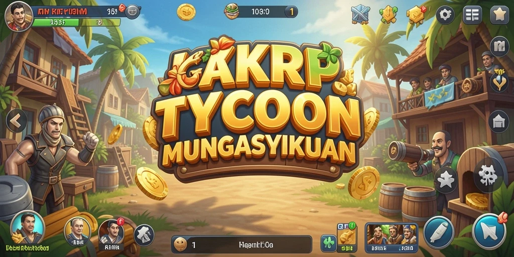 Screenshot KKRP menampilkan gameplay Tycoon yang menarik dan mendalam.
