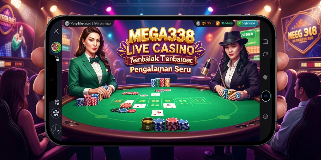 Tampilan gameplay MEGA338 yang menarik dan interaktif di Live Casino.