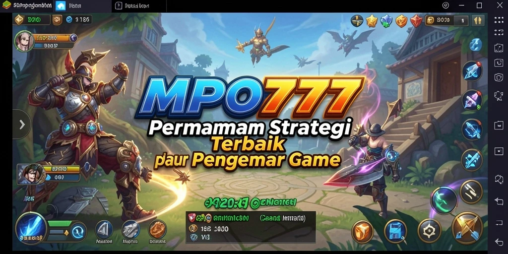 Tampilan gameplay MPO777 menunjukkan pertempuran strategis yang mendebarkan.