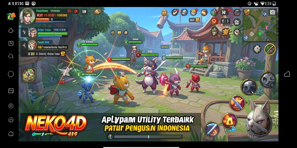 Tampilan antarmuka NEKO4D yang intuitif dan ramah pengguna.