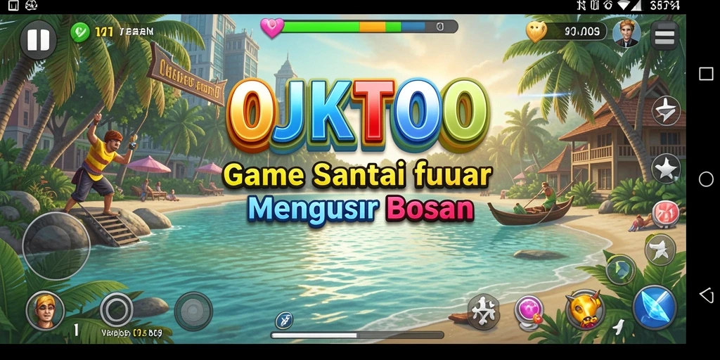 Screenshot gameplay OJKTOTO menampilkan keseruan bermain game Casual.